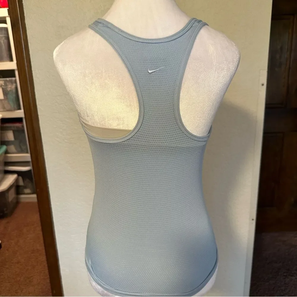 Nike Tank Top Women S Orange Blue Racerback Dri-Fit Workout‎ Lot of 2 Athletic